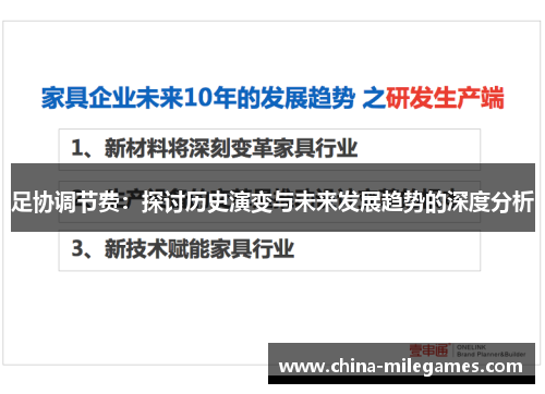 足协调节费：探讨历史演变与未来发展趋势的深度分析