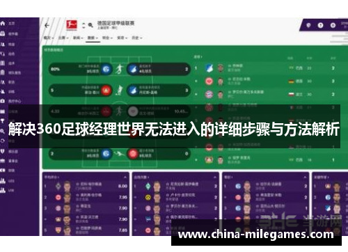 解决360足球经理世界无法进入的详细步骤与方法解析